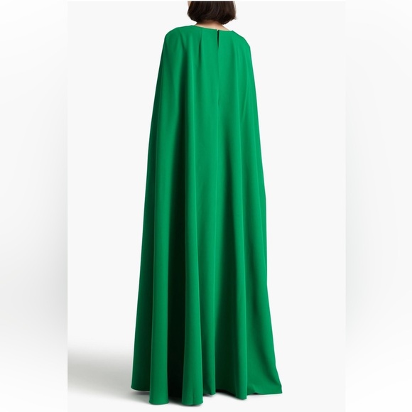 MARCHESA***Embellished Green Cape Dress***US 6 $995 - Picture 5 of 6